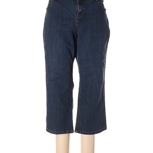 Lands' End Dark Blue Cropped Jeans